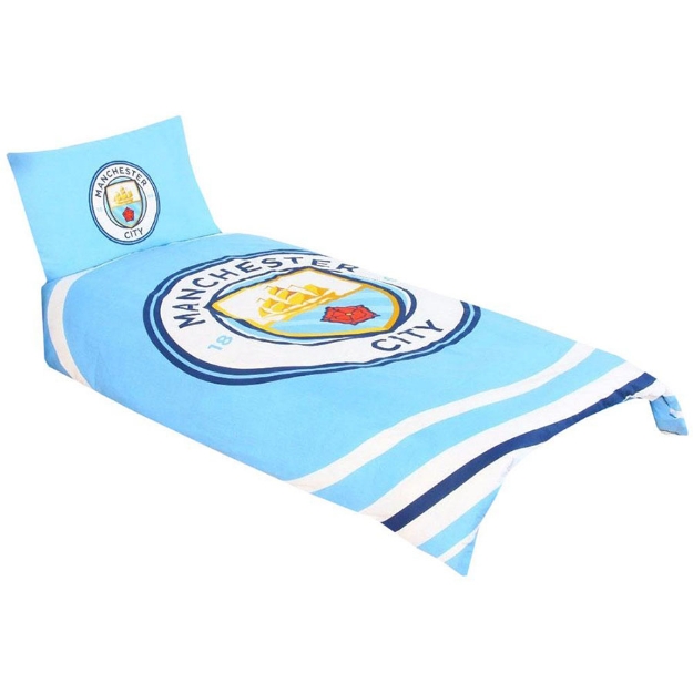 MANCHESTER CITY FC SINGLE DUVET SET