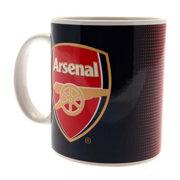 ARSENAL FC HALFTONE MUG