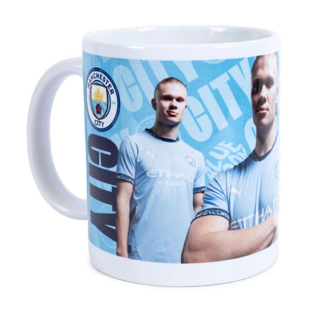 MANCHESTER CITY FC HAALAND MUG