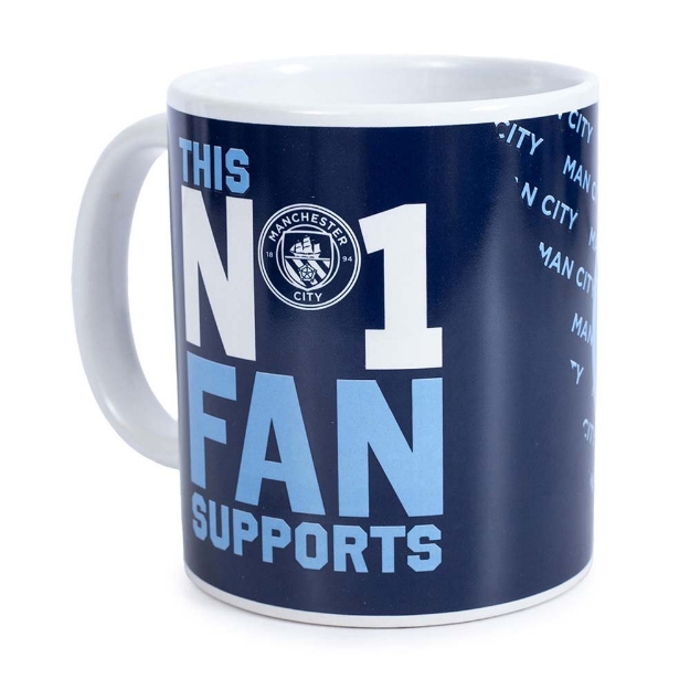 MANCHESTER CITY FC NO. 1 FAN MUG