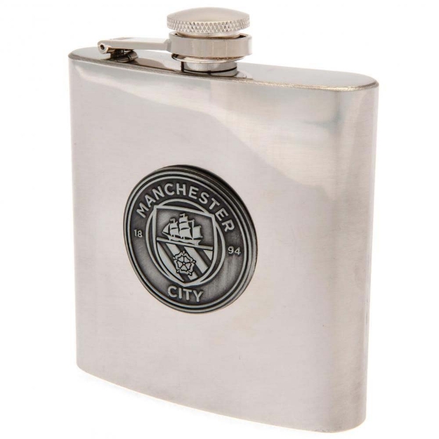 MANCHESTER CITY FC HIP FLASK