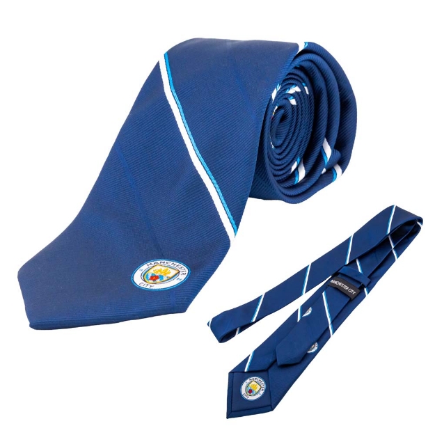 MANCHESTER CITY FC STRIPE TIE