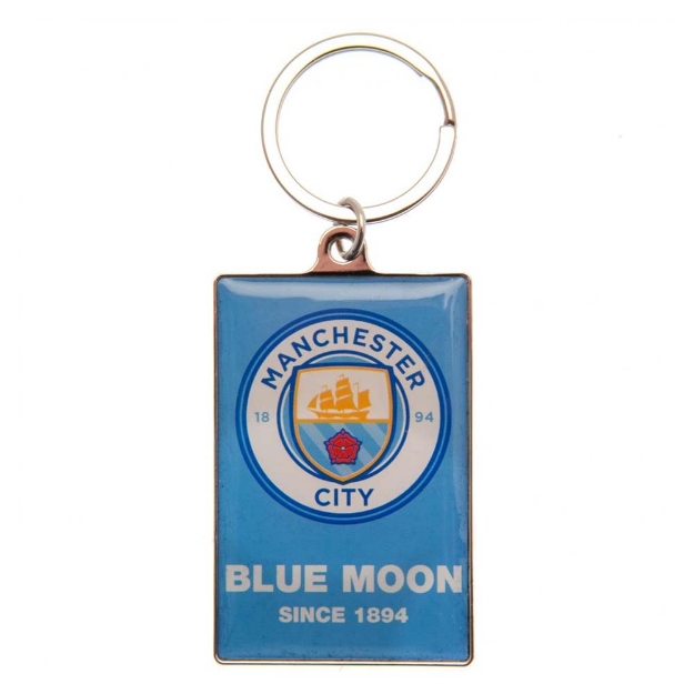 MANCHESTER CITY FC DELUXE KEYRING