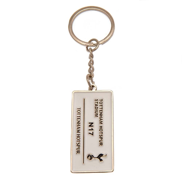 TOTTENHAM FC STREET SIGN KEYRING