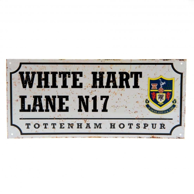 TOTTENHAM FC RETRO STREET SIGN