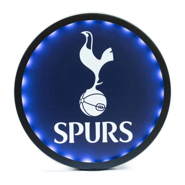 TOTTENHAM FC METAL SIGN LED