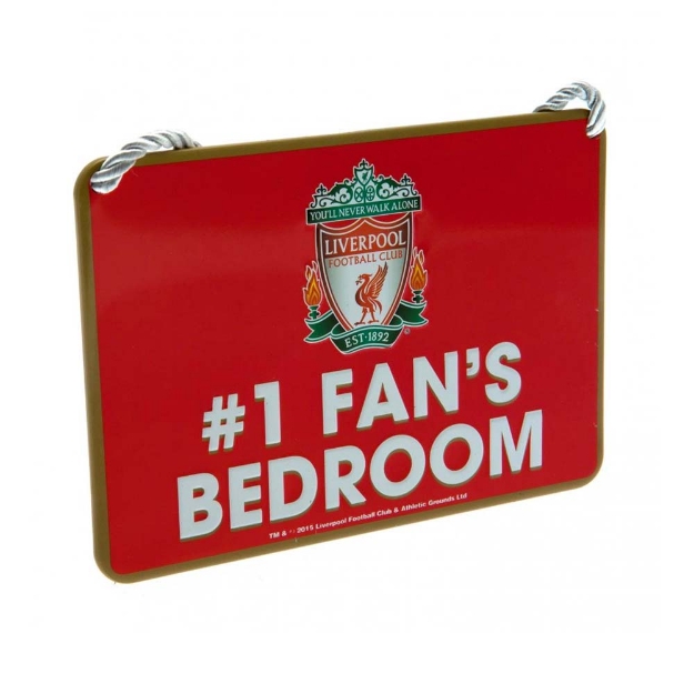 LIVERPOOL FC NO.1 FAN BEDROOM SIGN